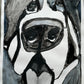 Watercolor Dog (Monochrome) - ORIGINAL  30x22”