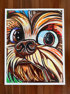 A Friend for Life - ORIGINAL OIL PASTEL ARTWORK - 19x24" (Video attached)