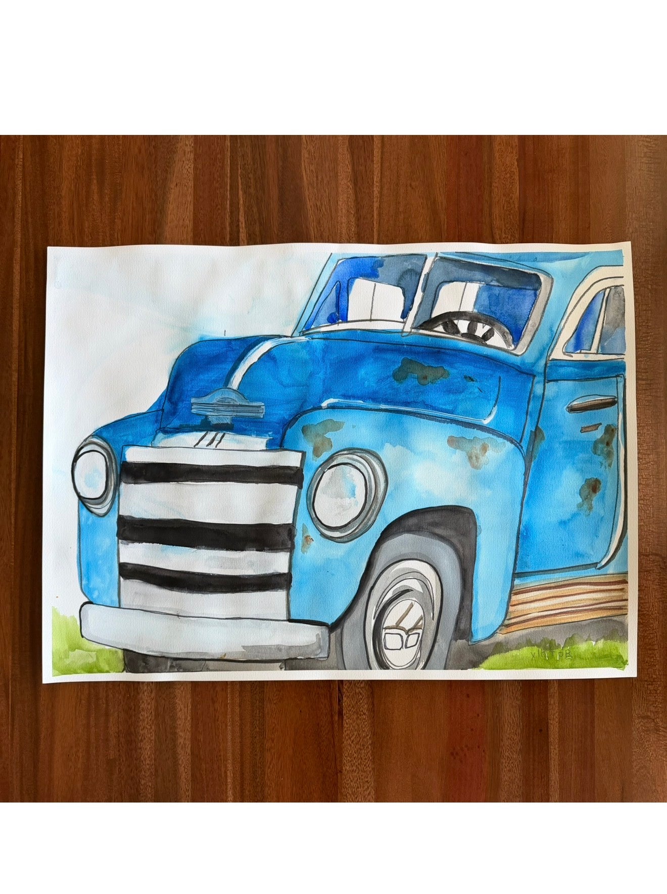 Rustic Relic - ORIGINAL Watercolor artwork 30x22”