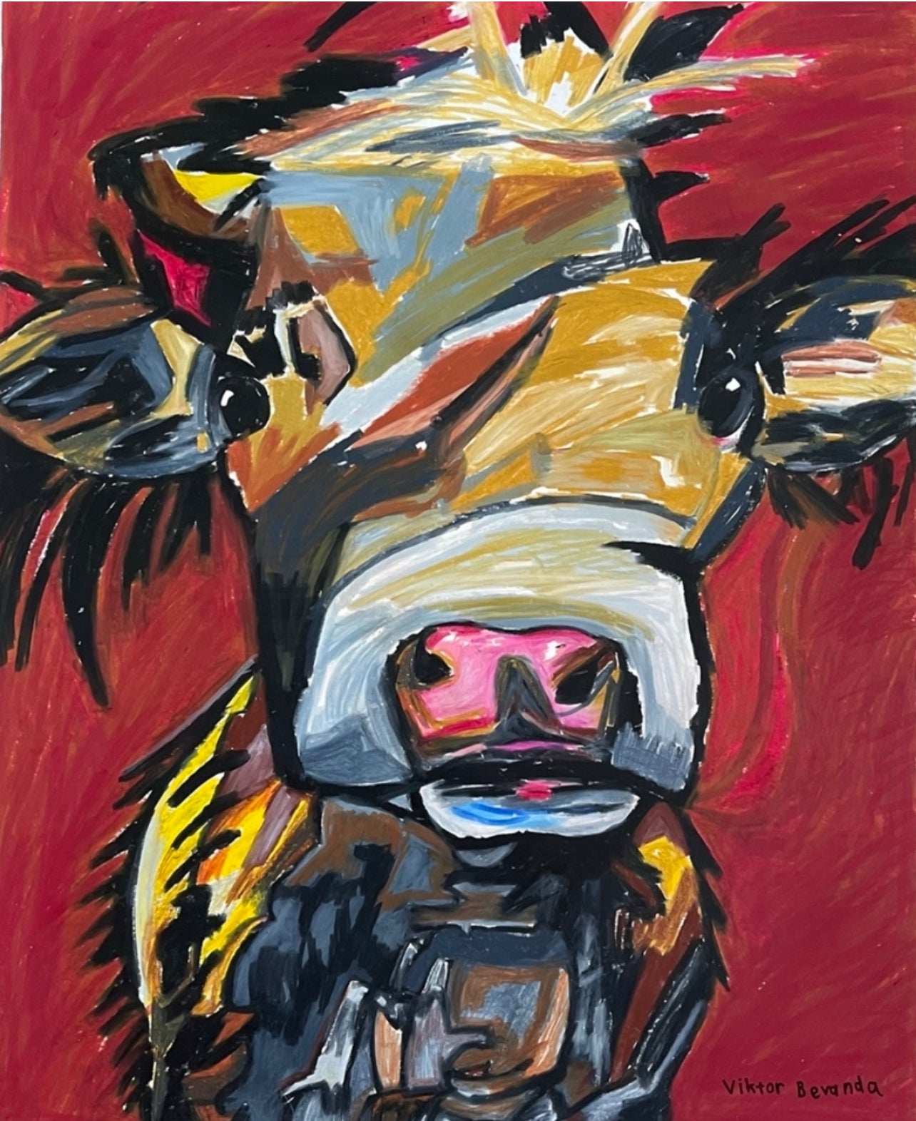 Cow - fine prints and canvas prints in more sizes