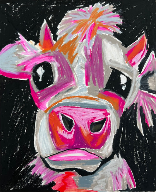 Cow Barbie - fine prints and canvas prints in more sizes