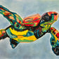 Swimming Turtle - Art Prints