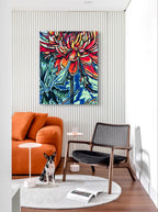 Orange Dahlia - Art Prints