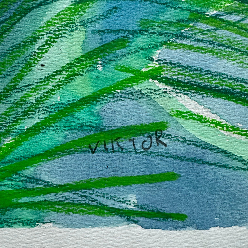 Watercolor Peacock I - ORIGINAL Watercolor artwork 22x30”