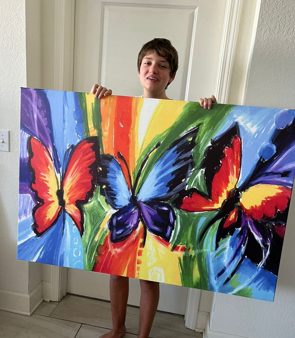 Colorful Butterflies - Art Prints - Vichy's Art