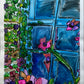 Floral Window - ORIGINAL Watercolor artwork 22x30”