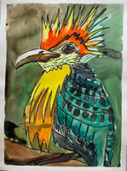 Watercolor Birds Collection I - ORIGINAL  22x30"