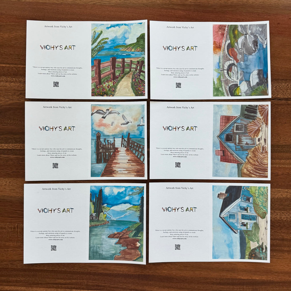 Nature  - Greeting cards (set of 6)