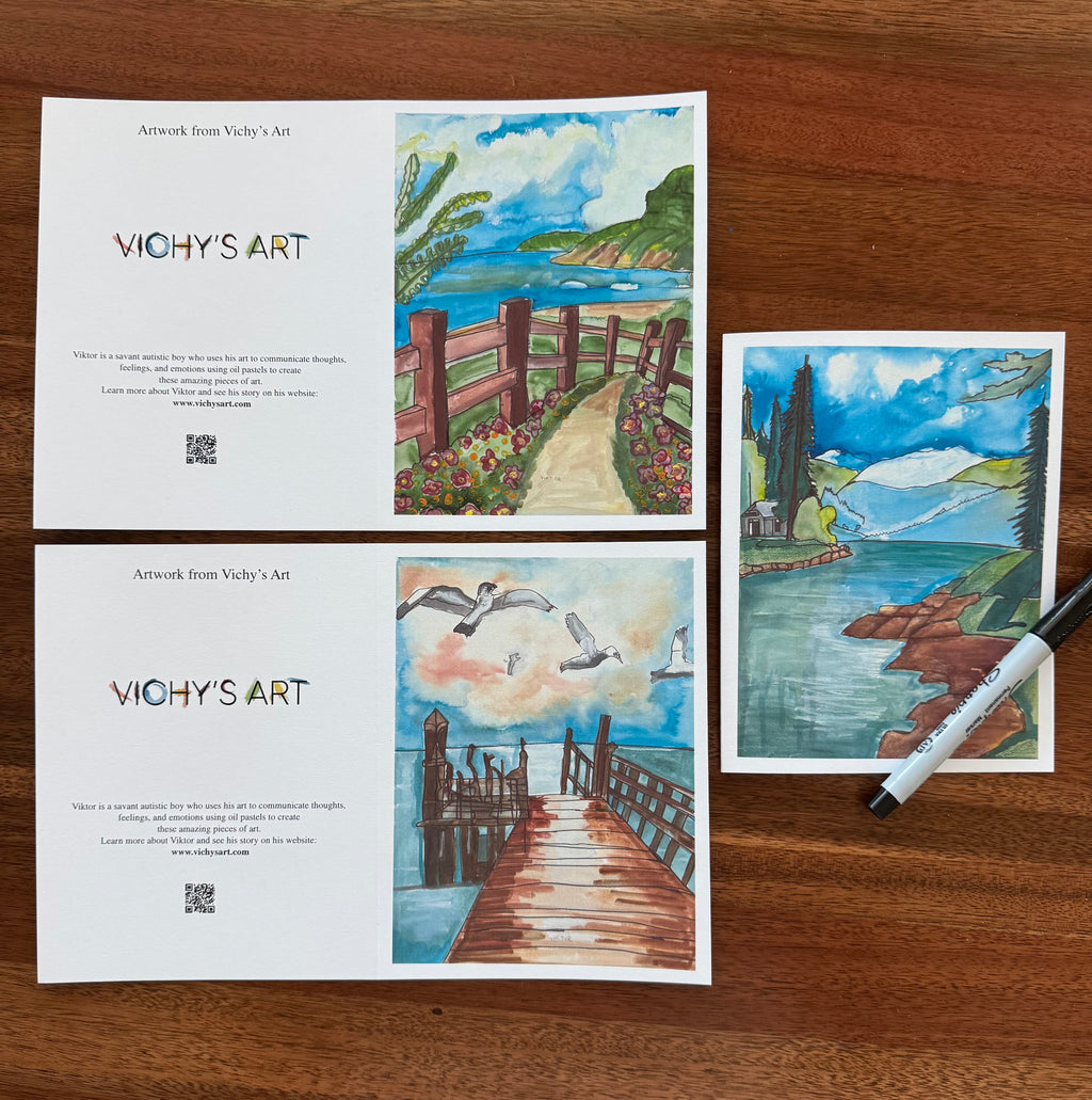 Nature  - Greeting cards (set of 6)