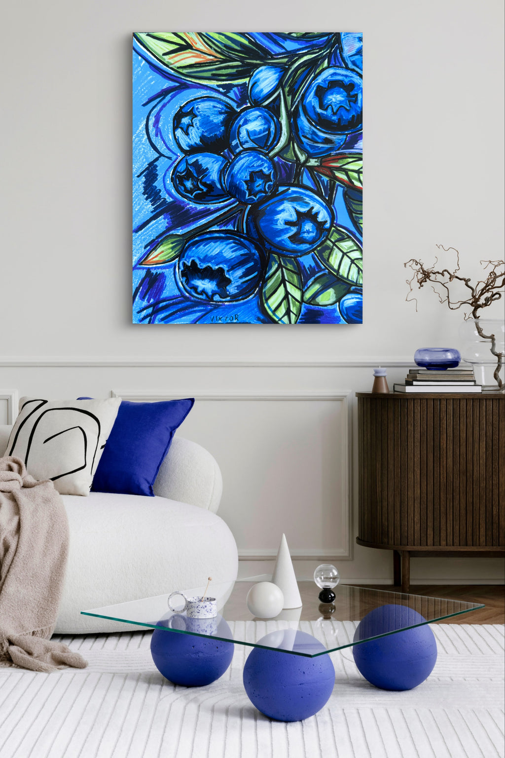 Beautifully Blue - Art Prints
