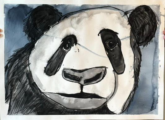 Giant Panda - ORIGINAL 30x22”