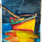 Boat on the Shore II - ORIGINAL 22x30”