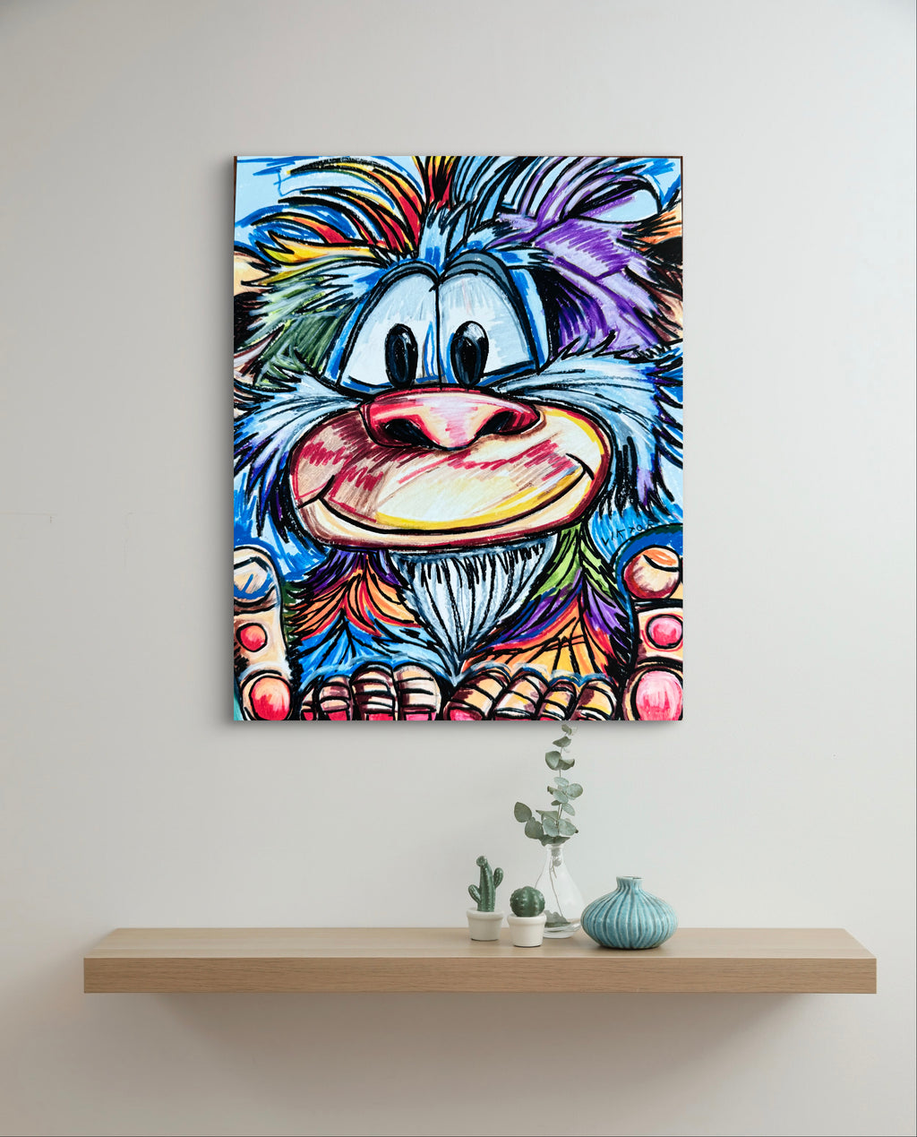 Rainbow Monkey - Art Prints