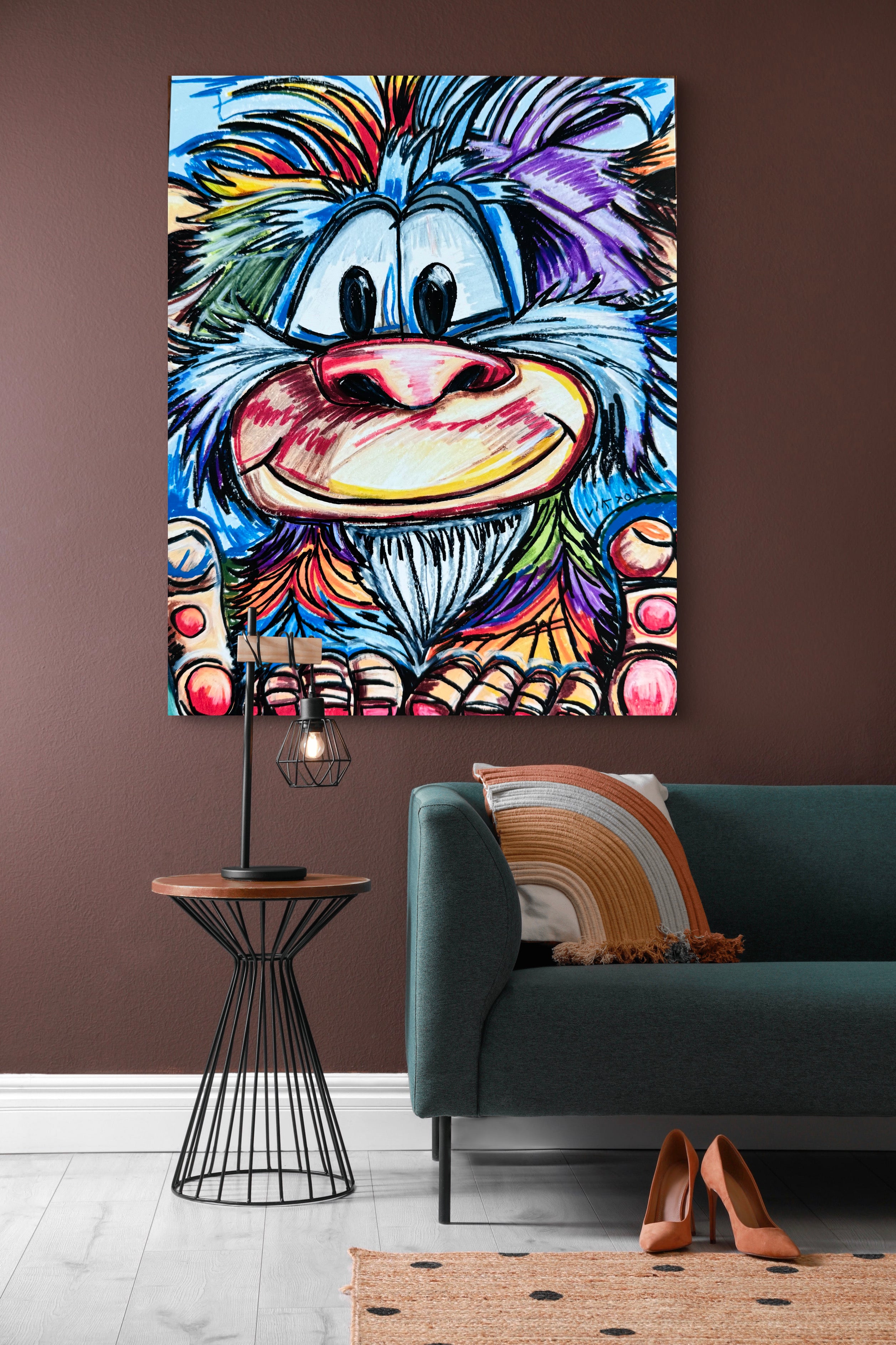 Rainbow Monkey - Art Prints