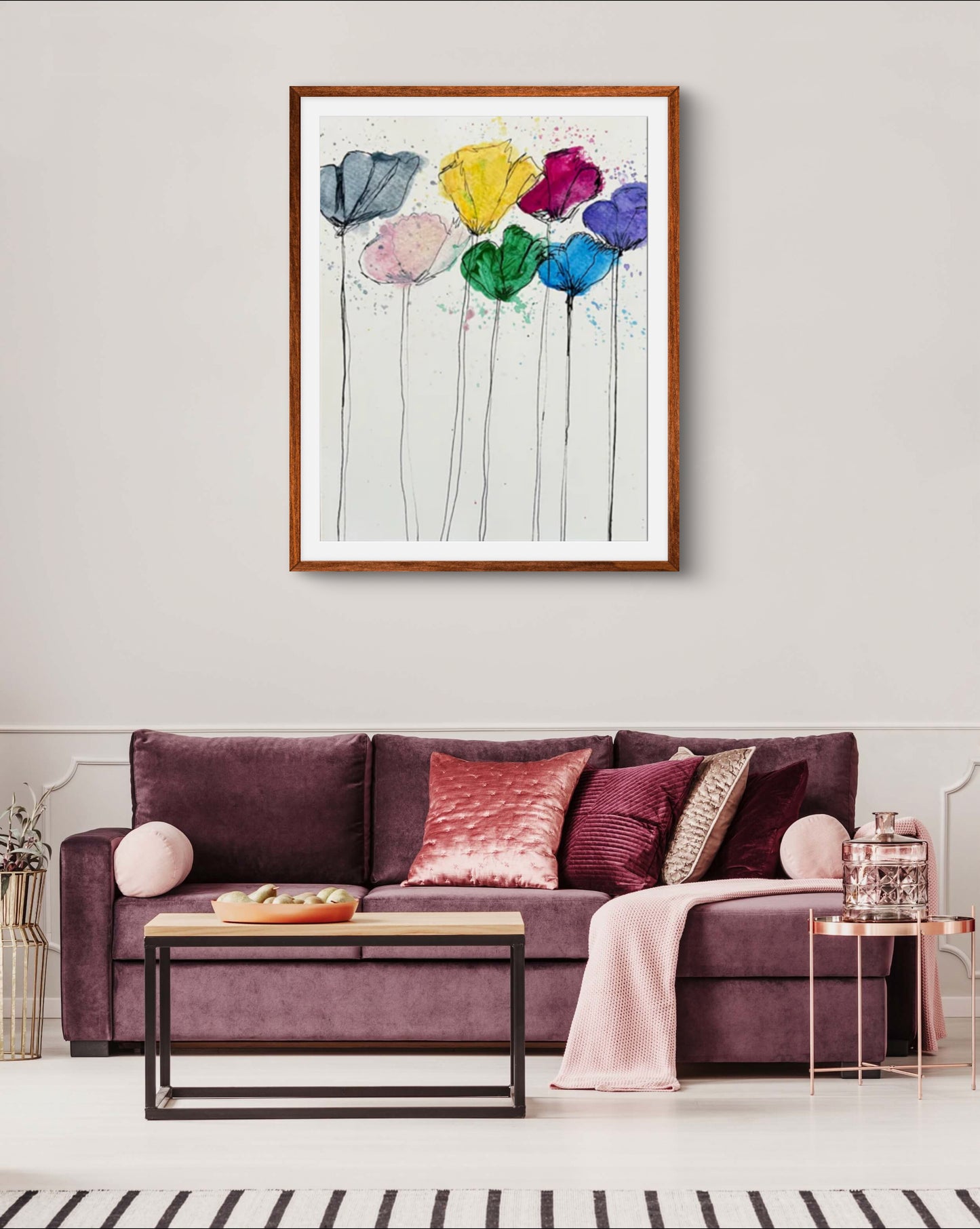 7 flowers - Art Prints