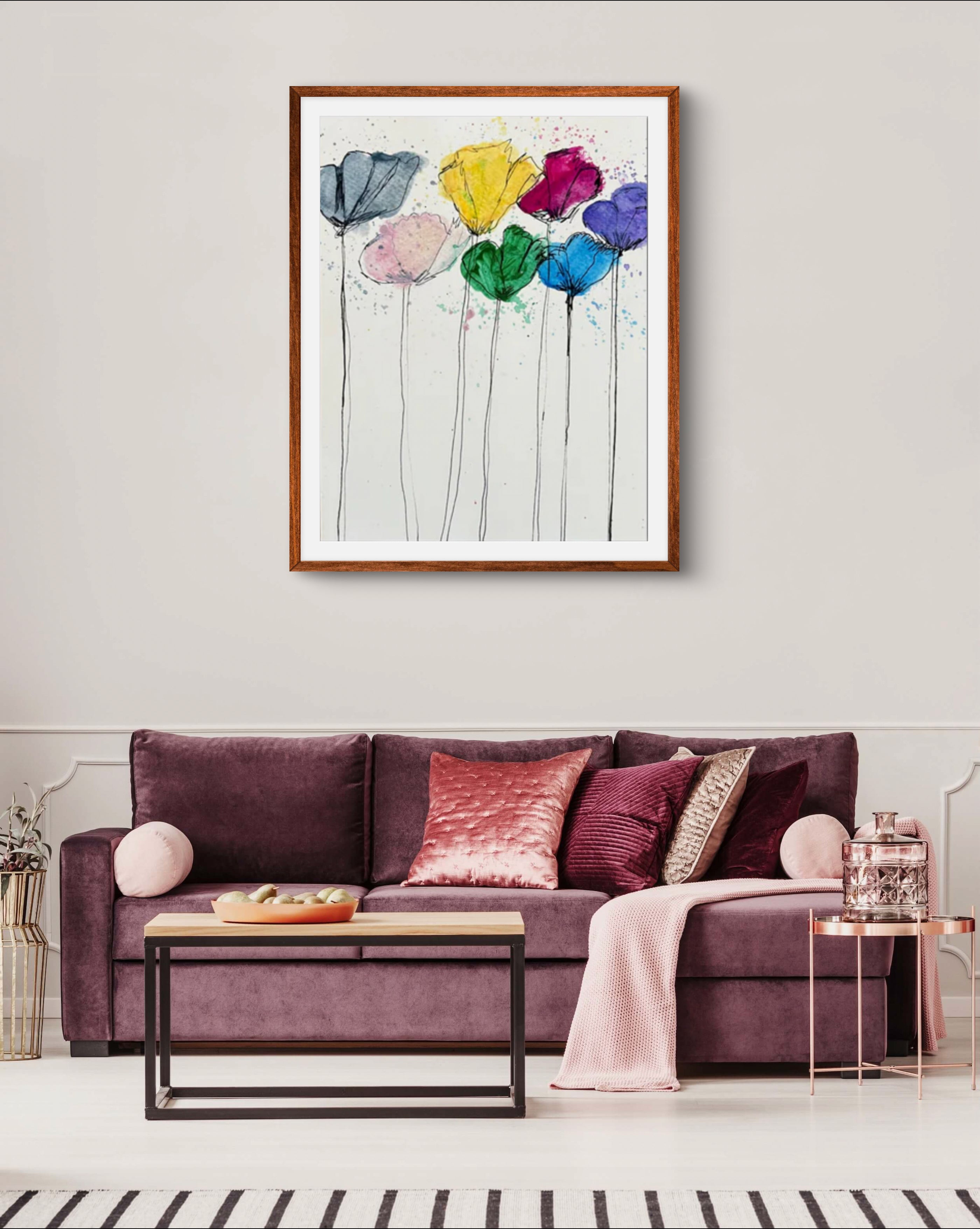 7 flowers - Art Prints