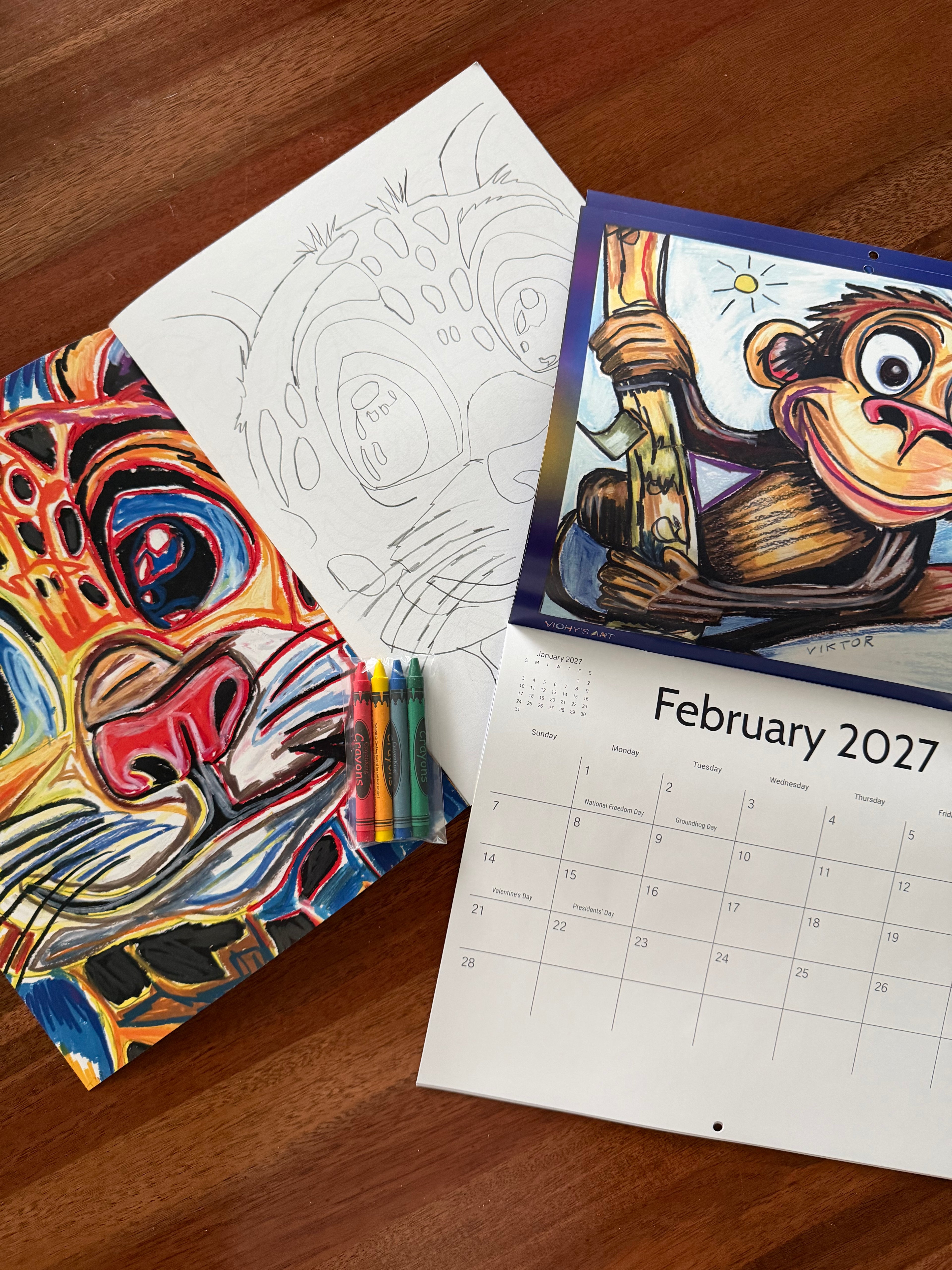 Introducing the Ultimate 2027 Calendar and Coloring Book Bundle