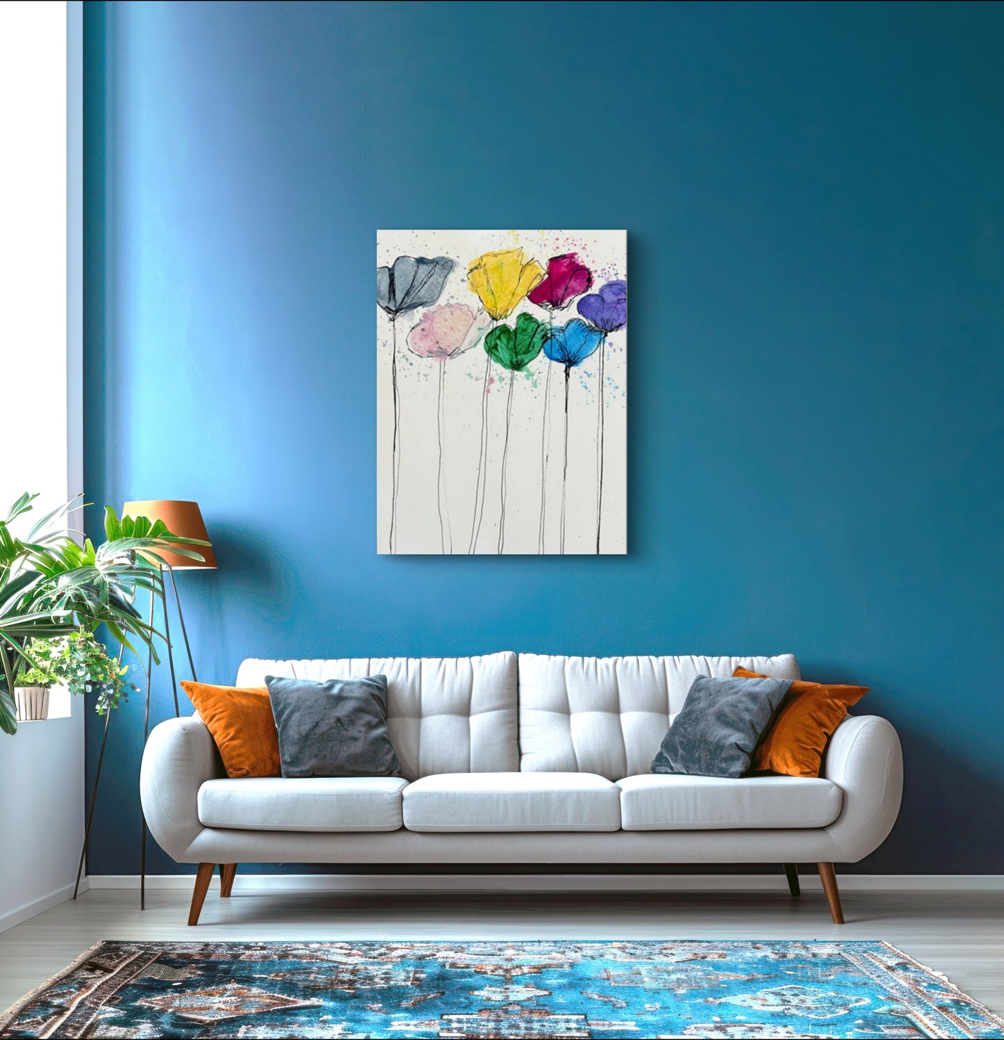 7 flowers - Art Prints