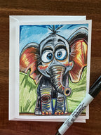 Cute ANIMALS - Greeting cards (SET OF 10)