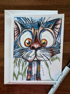 Cute ANIMALS - Greeting cards (SET OF 10)