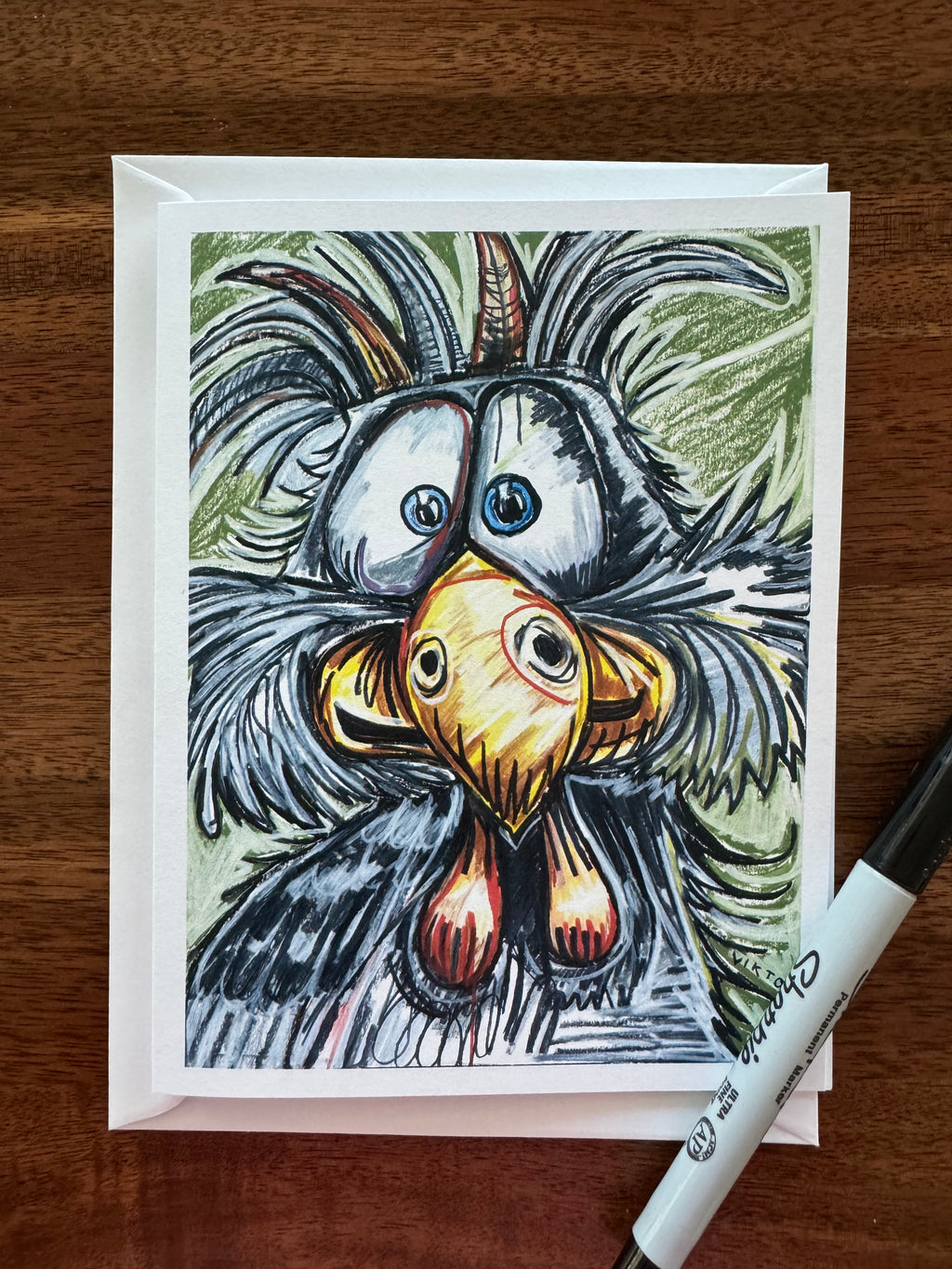 Cute ANIMALS - Greeting cards (SET OF 10)