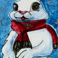 Santa Rabbit - Art Prints