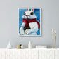 Santa Rabbit - Art Prints