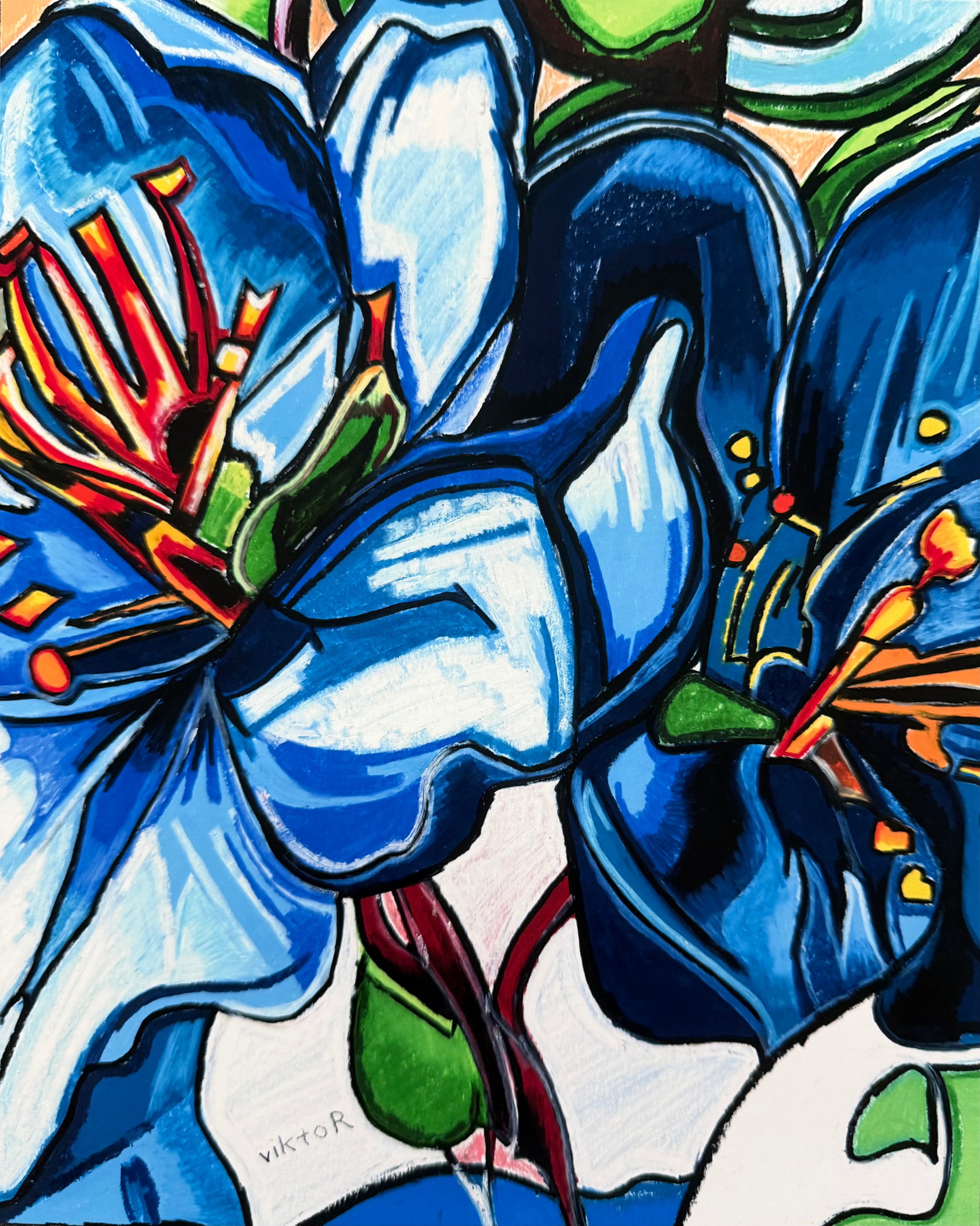 Blue serenity - Art Prints