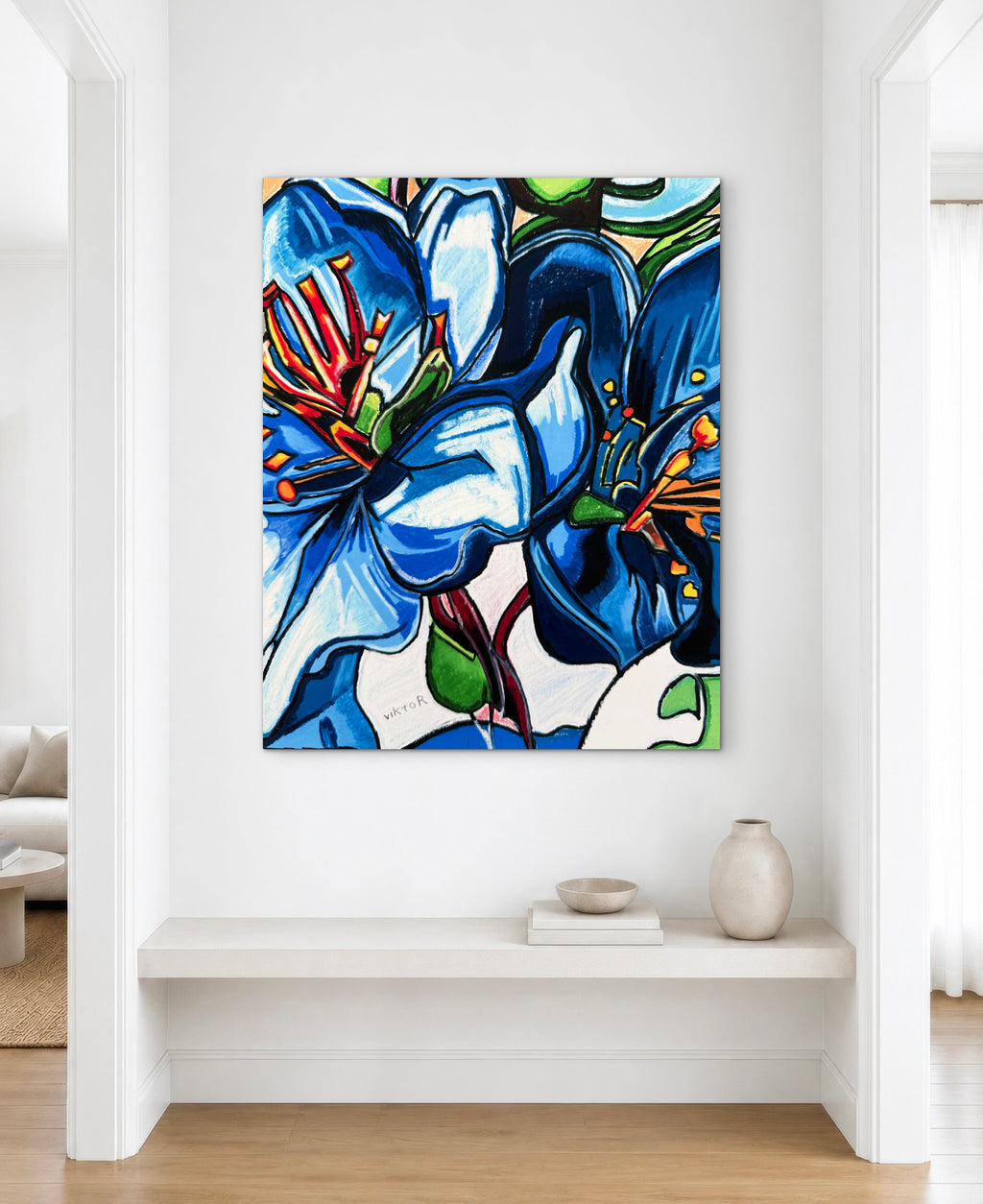 Blue serenity - Art Prints