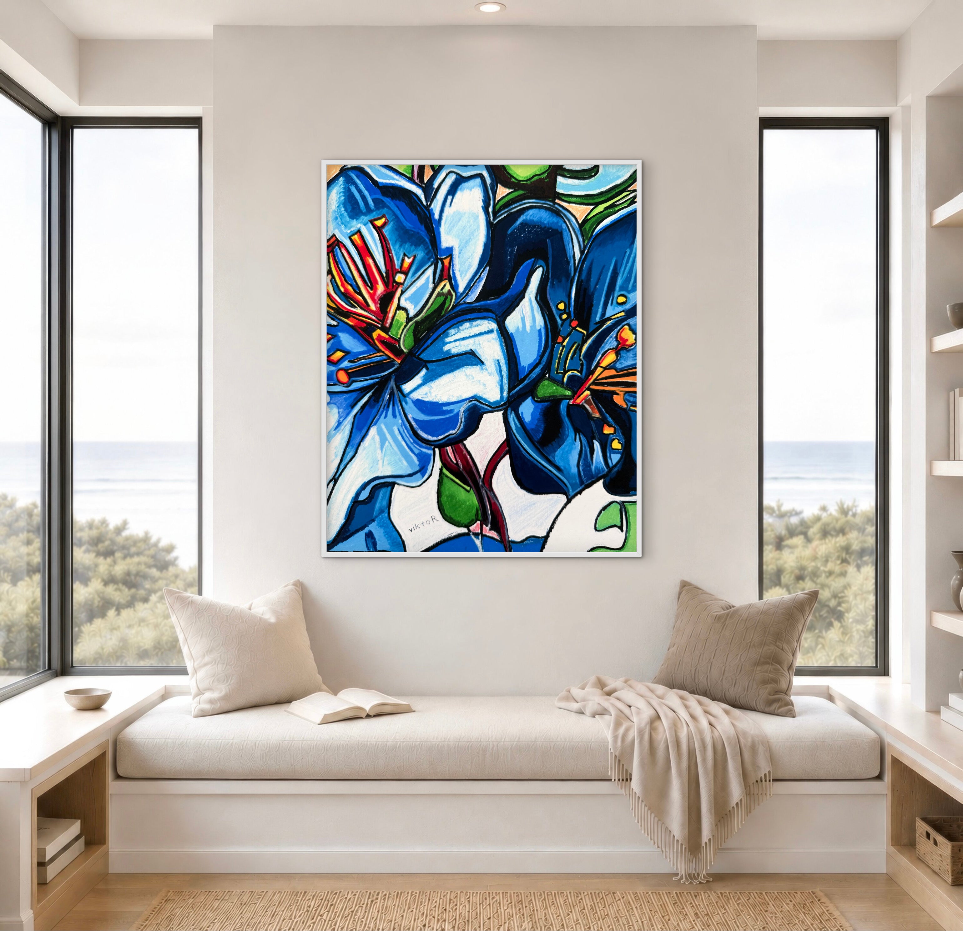 Blue serenity - Art Prints
