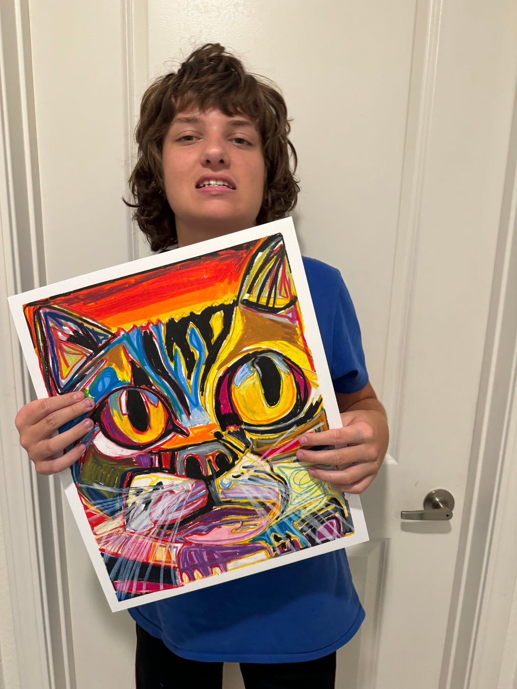 Mister Cat - ORIGINAL  14x17”