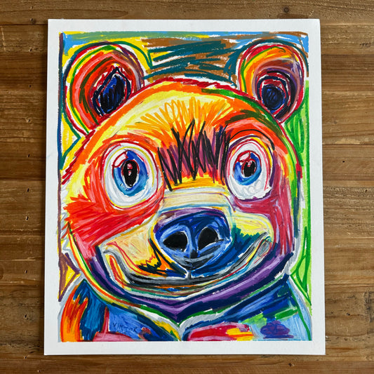 Teddy Bear - ORIGINAL  14x17”