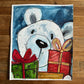 Santa Bear - ORIGINAL 14x17”