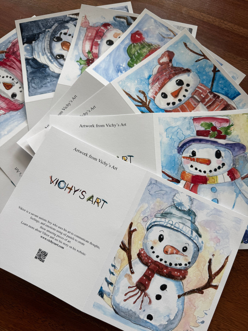 Snowman's Squad - Greeting cards (SET OF 8)