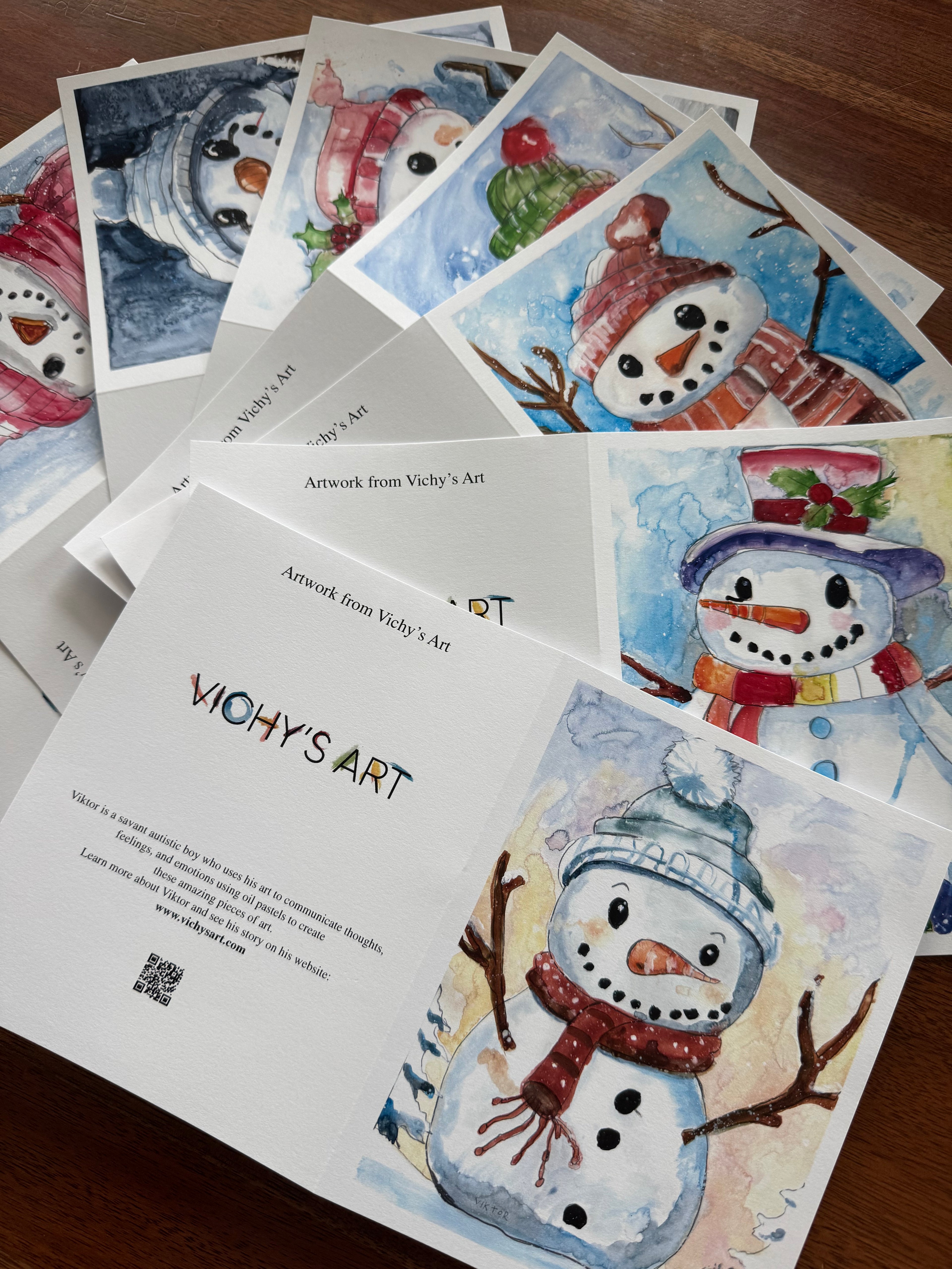 Snowman's Squad - Greeting cards (SET OF 8)