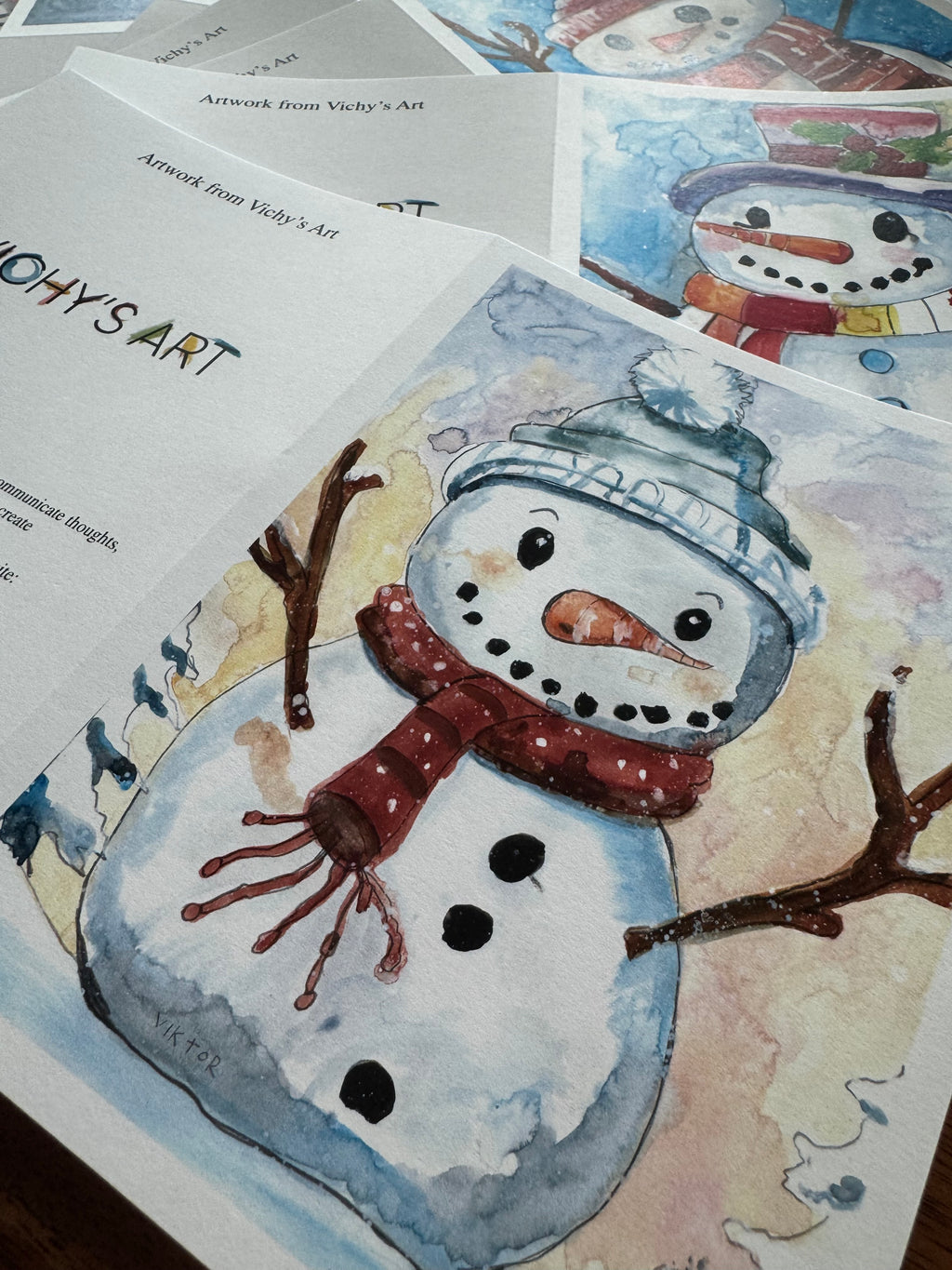 Snowman's Squad - Greeting cards (SET OF 8)