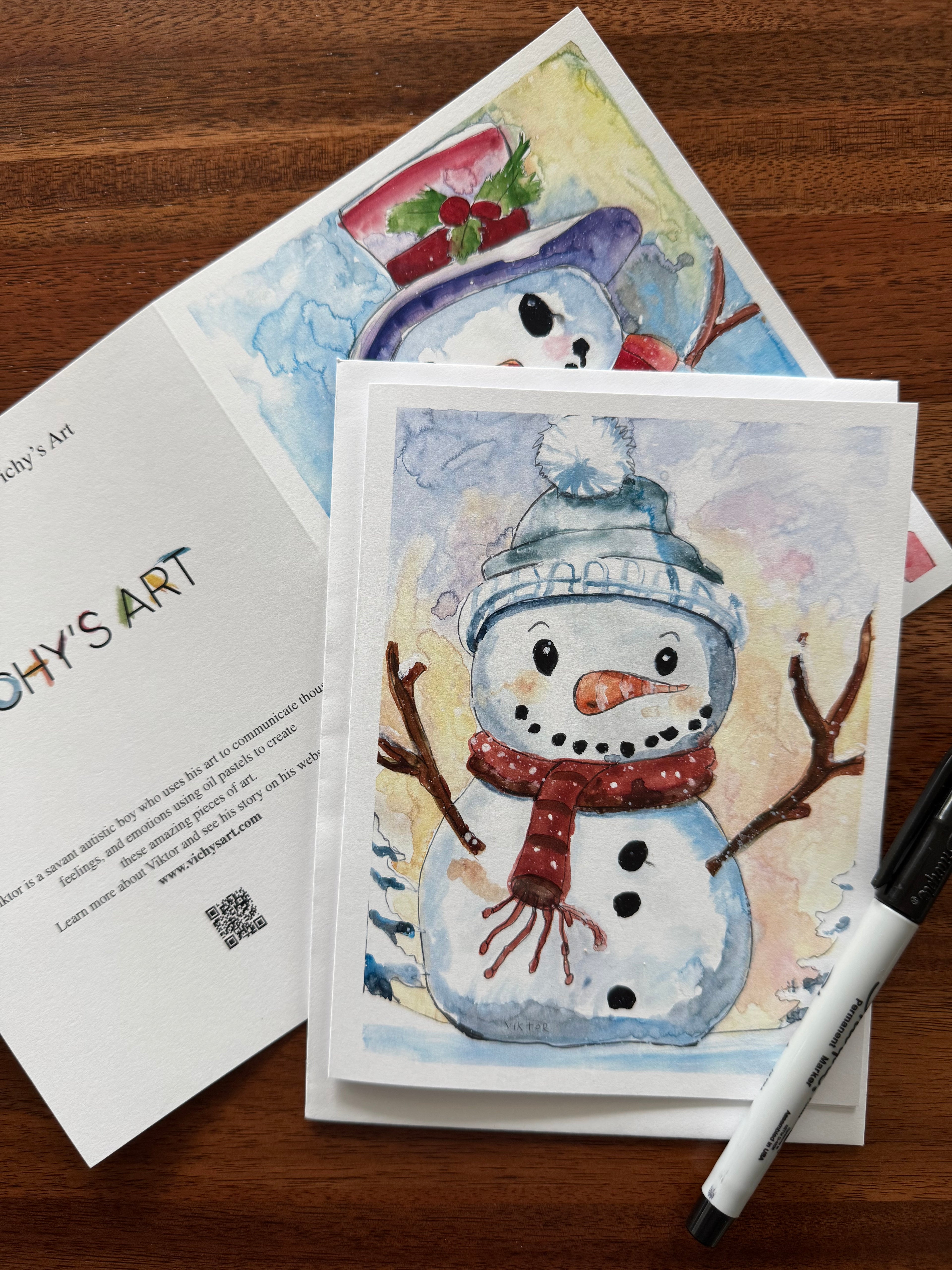 Snowman's Squad - Greeting cards (SET OF 8)