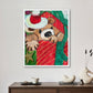 Santa Teddy Bear - Art Prints