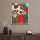 Santa Teddy Bear - Art Prints