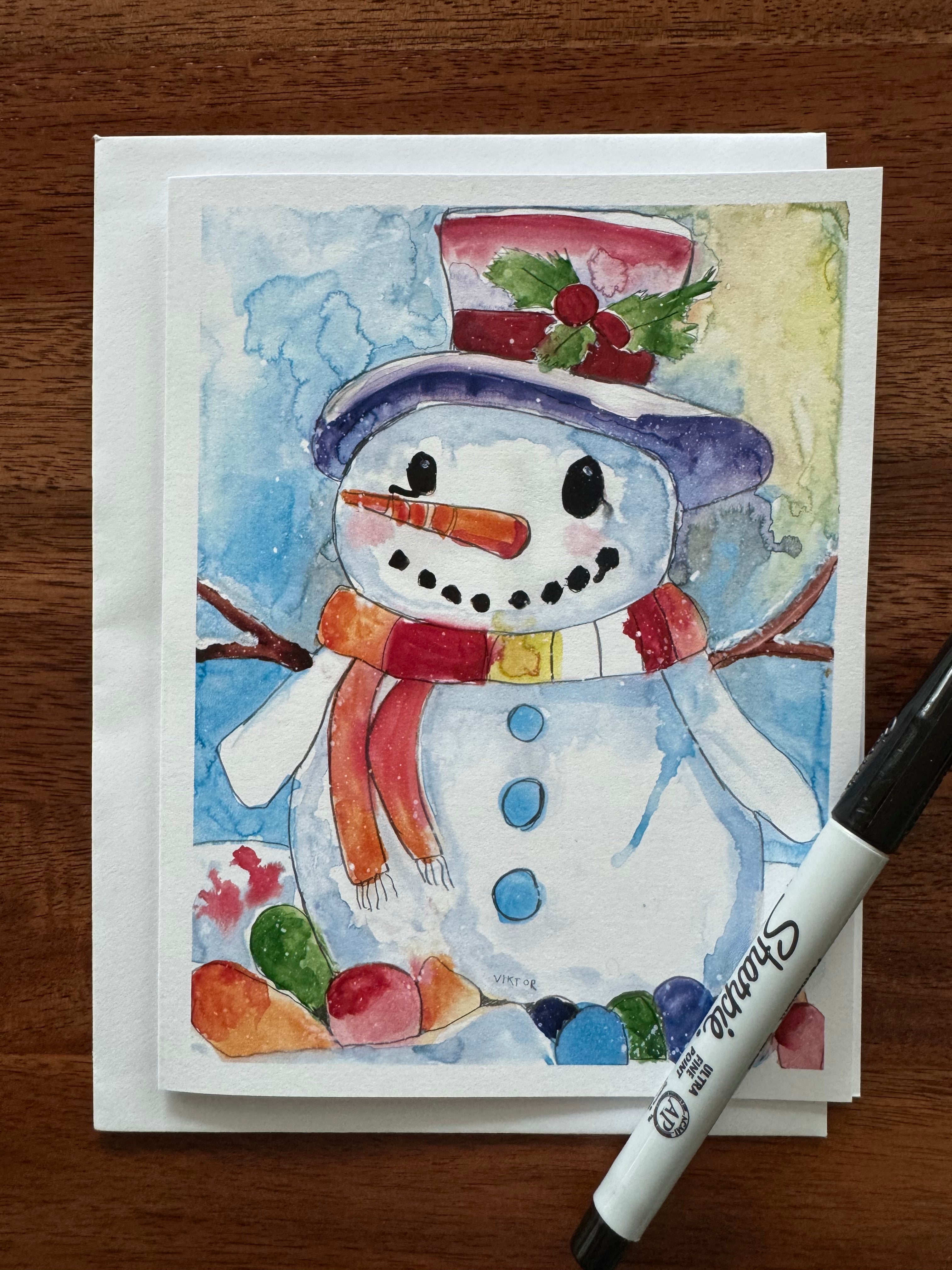 Snowman's Squad - Greeting cards (SET OF 8)