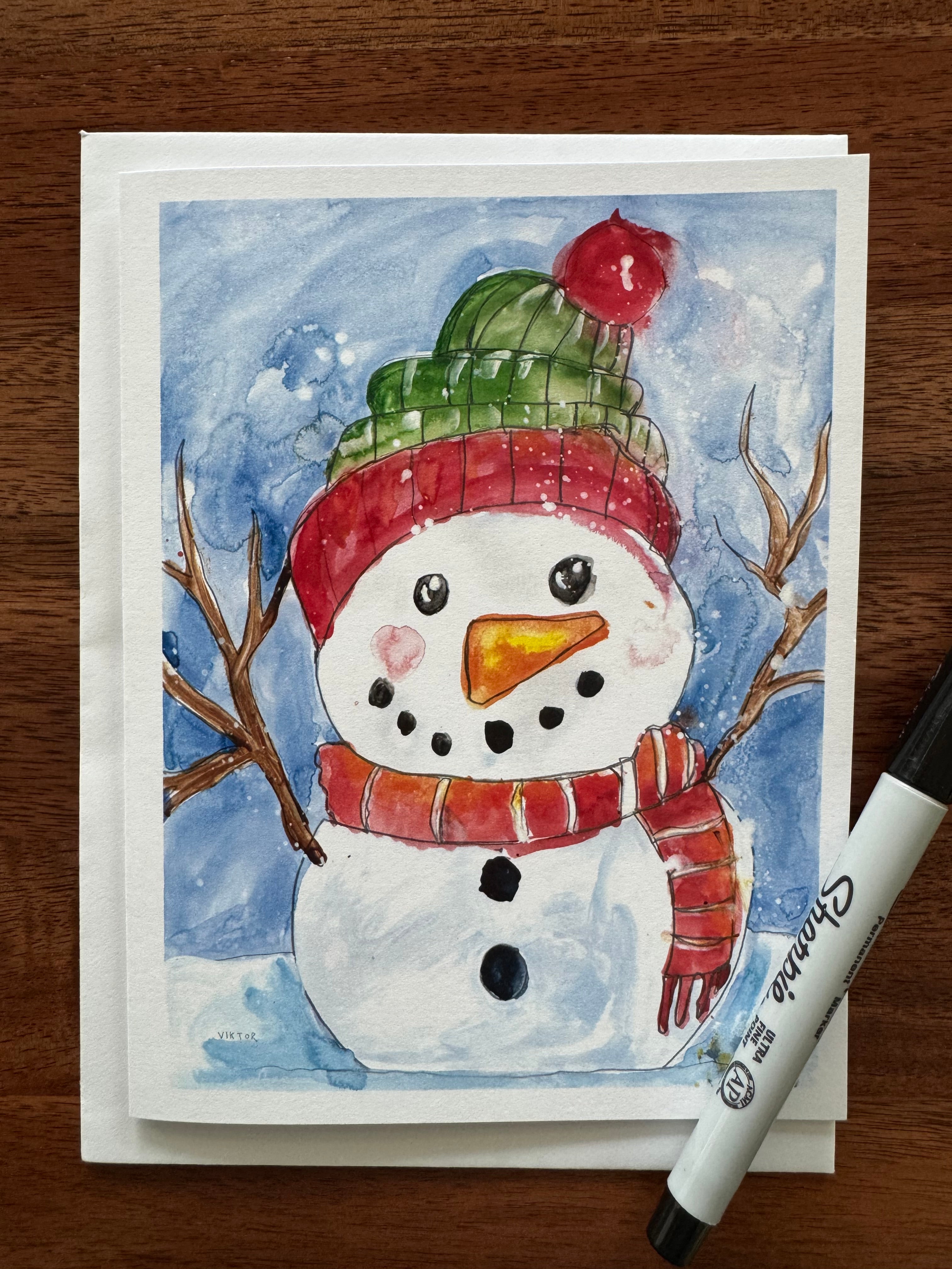 Snowman's Squad - Greeting cards (SET OF 8)