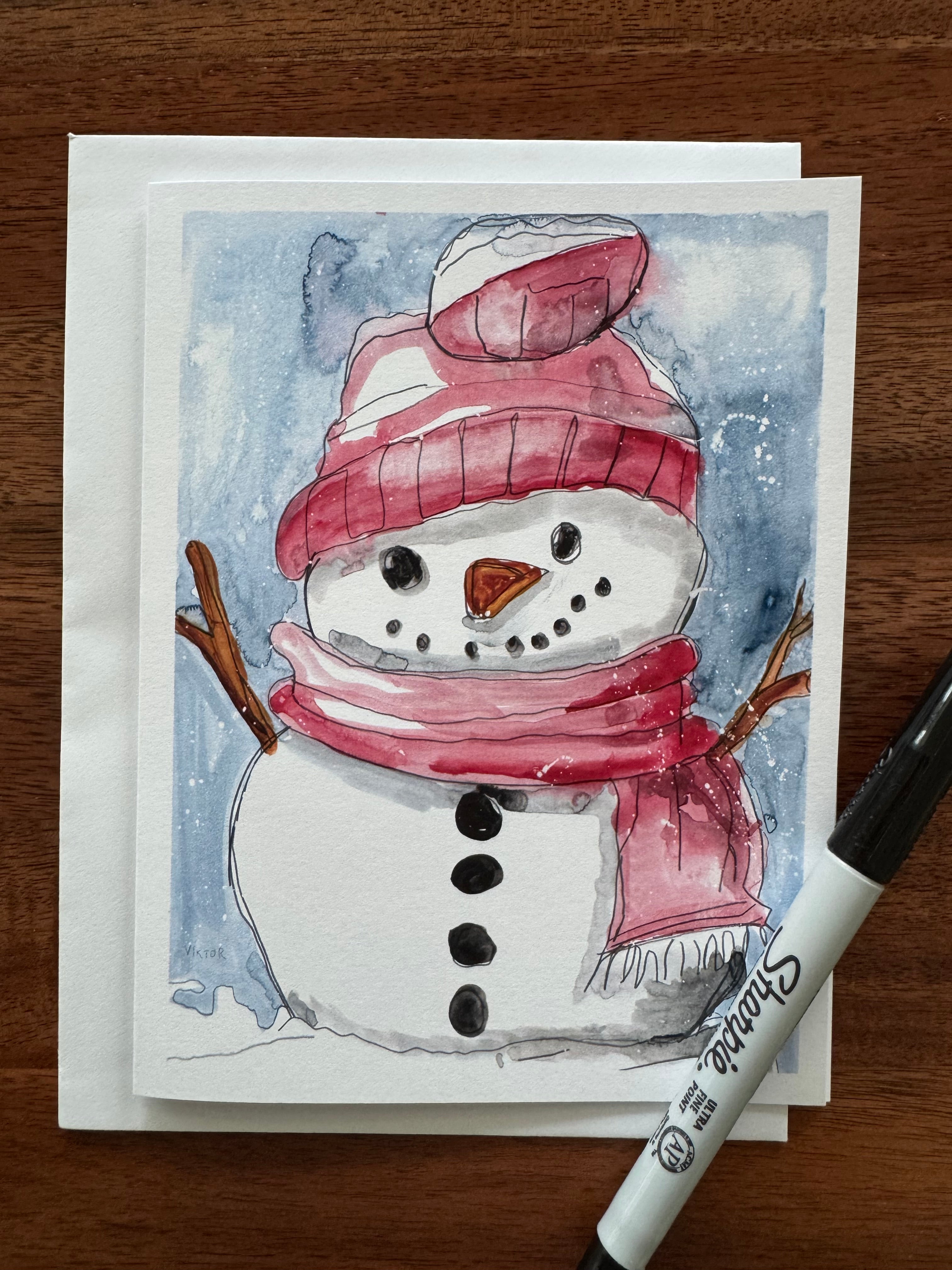 Snowman's Squad - Greeting cards (SET OF 8)