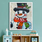 Santa Snowman - Art Prints