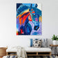 The Blue Horse - Art Prints