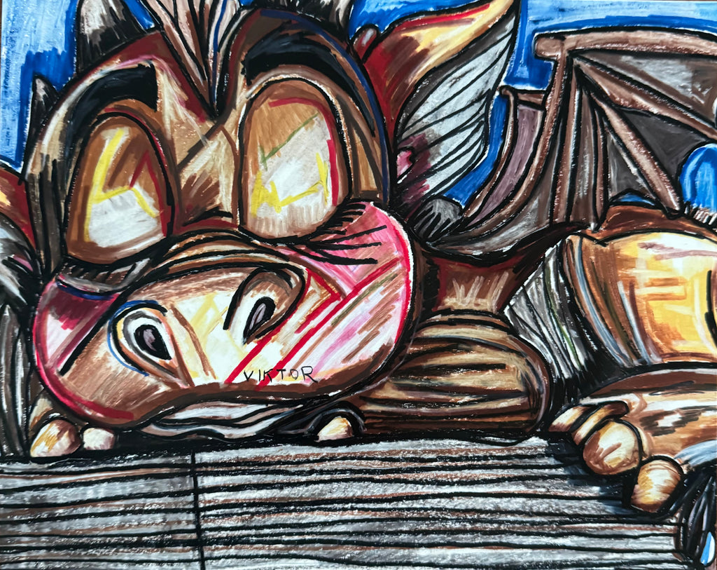 Lazy Dragon - Art Prints (landscape)