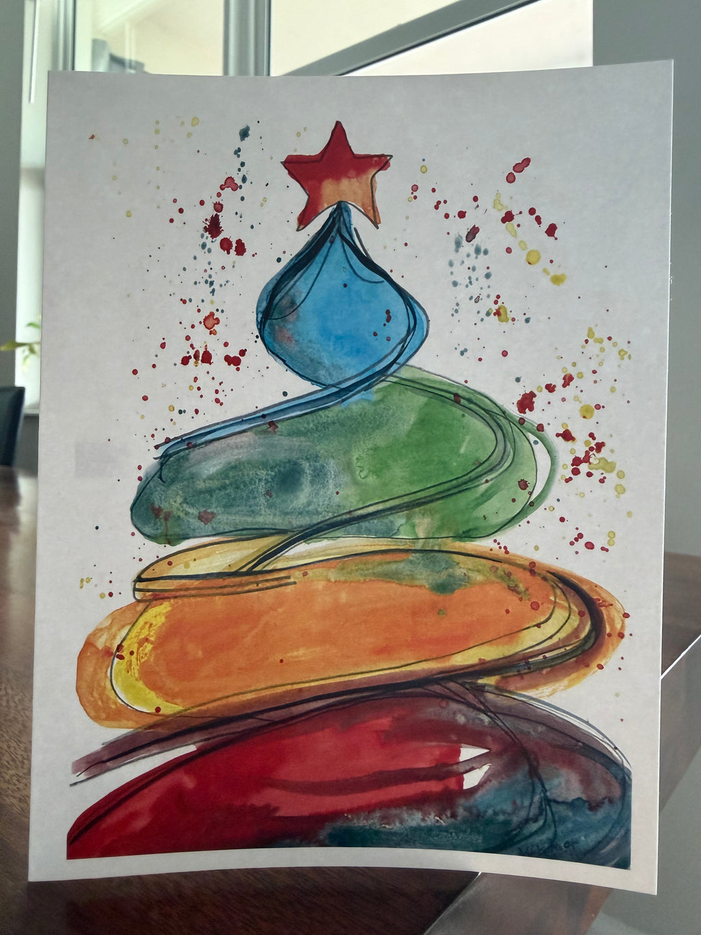 Festive Holiday Cards - Greeting cards (set of 6)