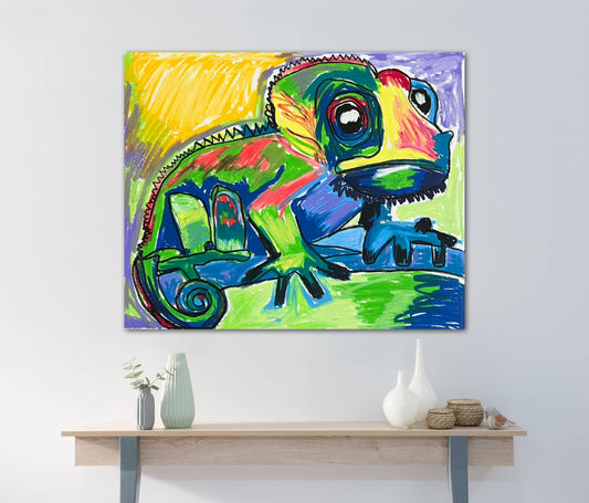 Chameleon - fine prints and canvas prints in more size