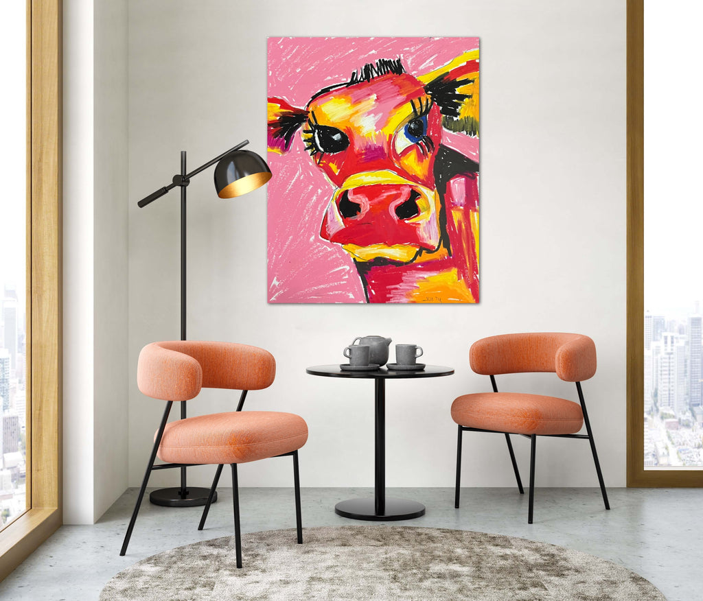 Red Cow - Art Prints