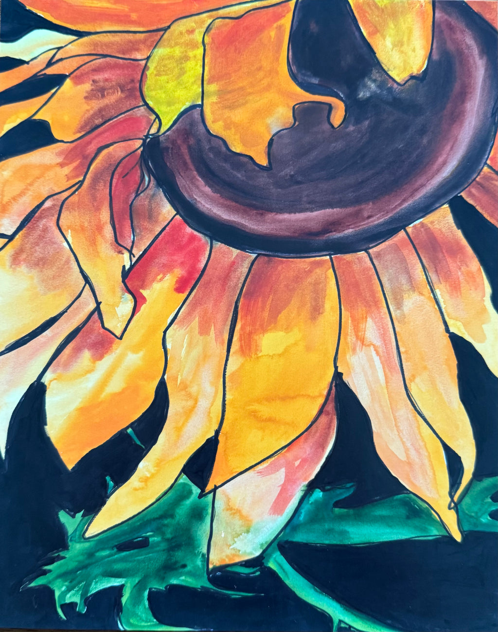 Just A Sunflower - Art Prints