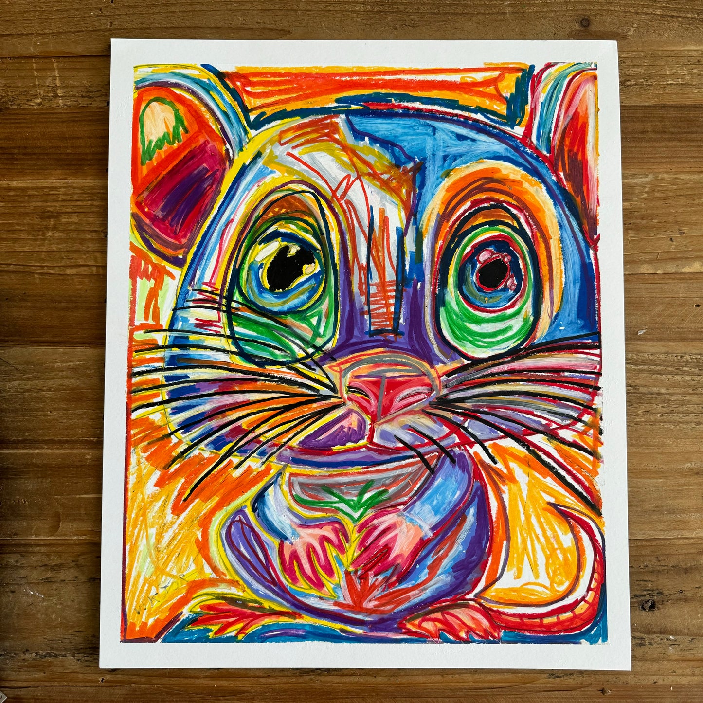 Mighty Mouse  - ORIGINAL  14x17”